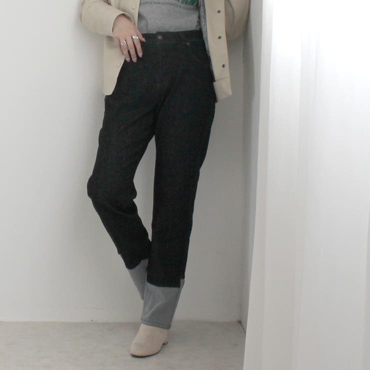 AIRジョグロールアップ風パンツ デニム ボトムス | SELECT LEVERY  | 詳細画像23 