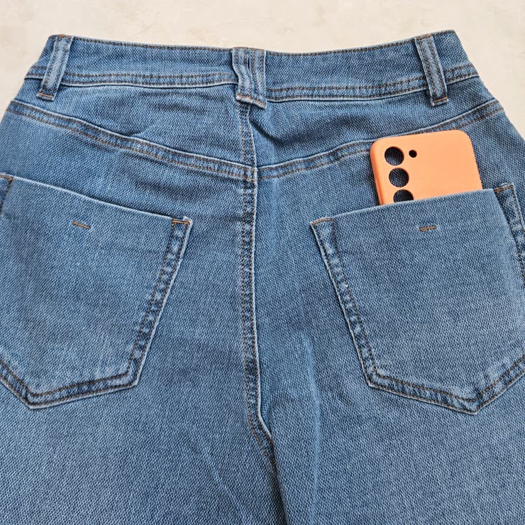 AIRジョグロールアップ風パンツ デニム ボトムス | SELECT LEVERY  | 詳細画像32 