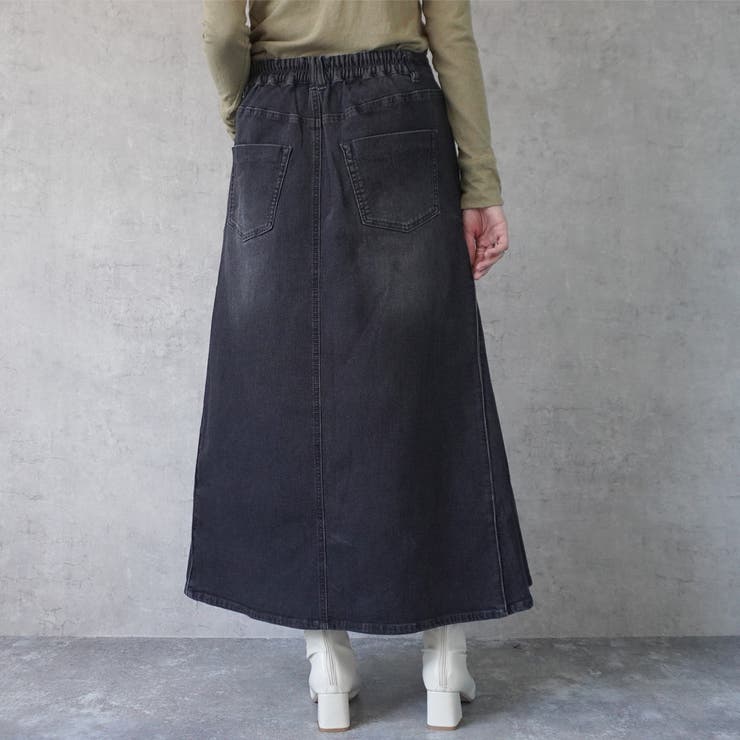 AIRジョグデニムマキシスカート ボトムス オールシーズン 春夏 秋冬 | SELECT LEVERY  | 詳細画像16 