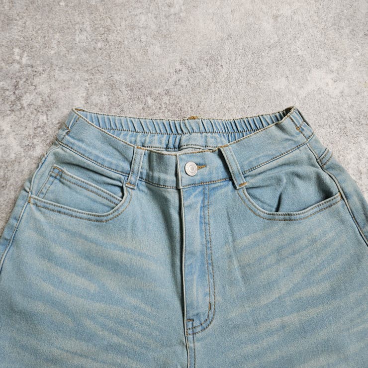 裏起毛ワイドパンツ デニム ストレッチ ボトムス 秋冬 | SELECT LEVERY  | 詳細画像31 