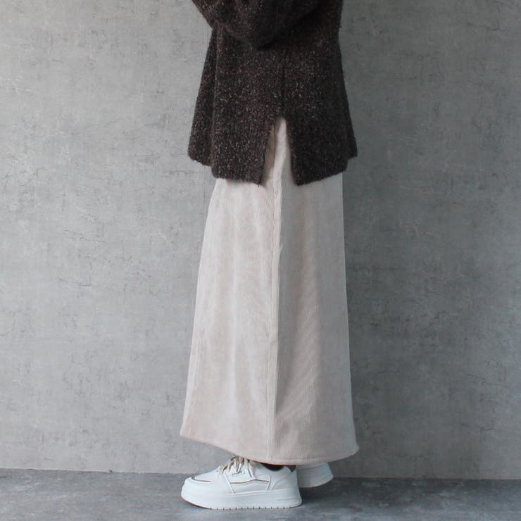 コーデュロイベイカースカート コール天 タイトスカート | SELECT LEVERY  | 詳細画像3 