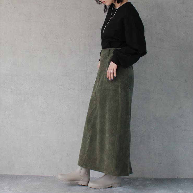 コーデュロイベイカースカート コール天 タイトスカート | SELECT LEVERY  | 詳細画像9 