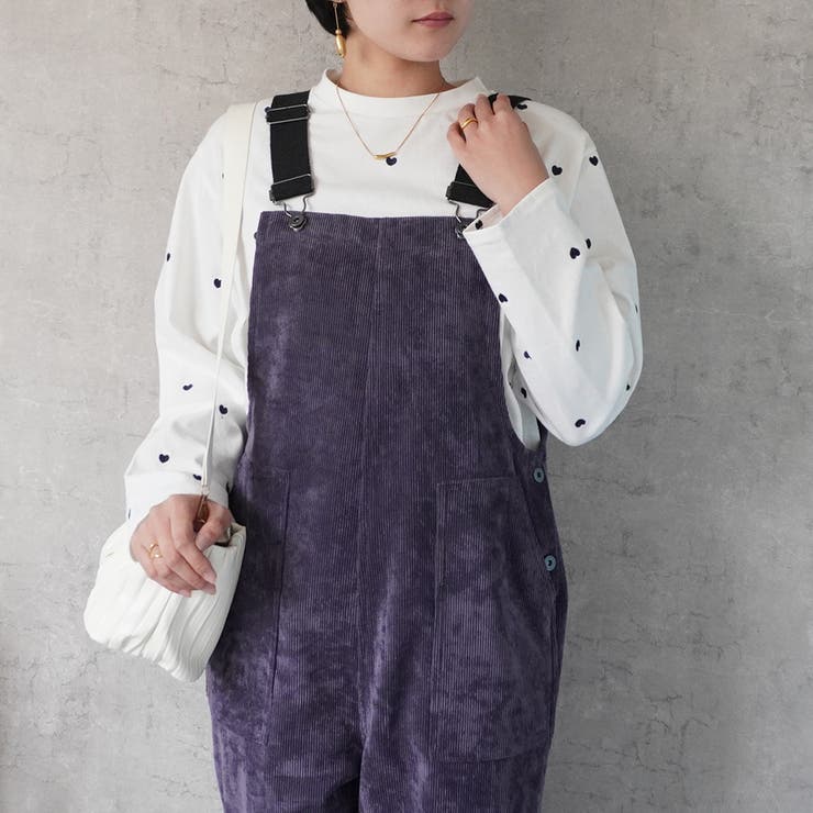 コーデュロイサロペット オーバーオール オールインワン ワイドパンツ 秋冬[品番：STSW0001279]｜SELECT LEVERY  （セレクトリベリー）のレディースファッション通販｜SHOPLIST（ショップリスト）