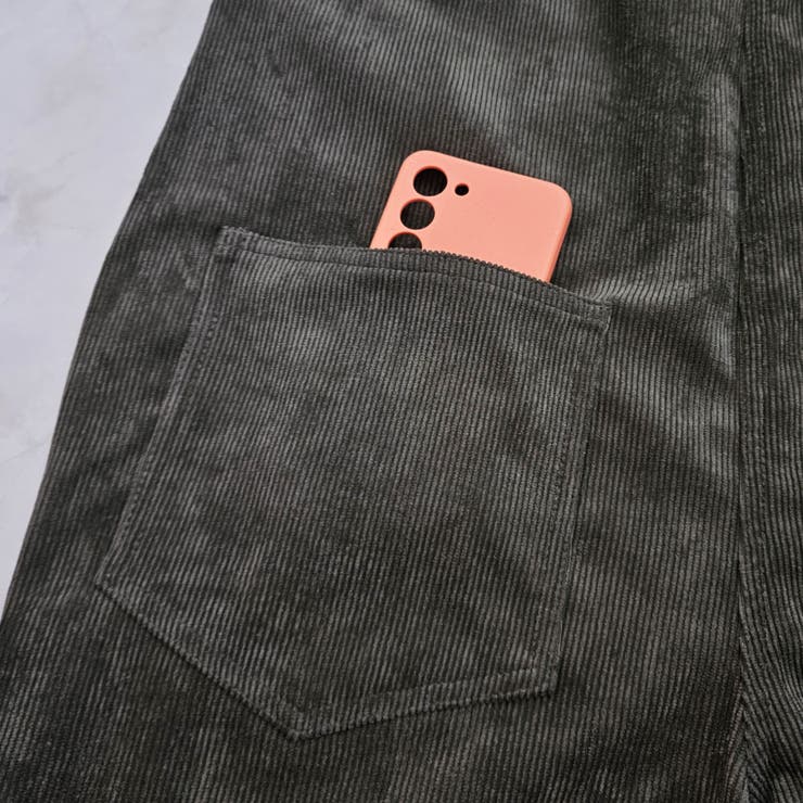 コーデュロイサロペット オーバーオール オールインワン ワイドパンツ 秋冬 | SELECT LEVERY  | 詳細画像26 