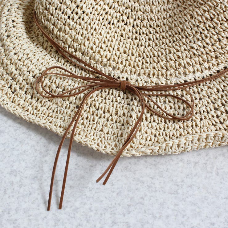 リボン付き ストローハット 麦わら帽子 ハット 帽子 日焼け対策 服飾雑貨 | SELECT LEVERY  | 詳細画像13 