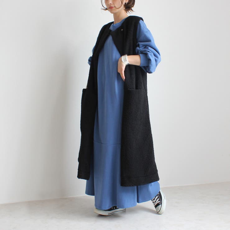 yori ロングベスト　ジレ　ボア　38 yori ロングベスト ジレ ボア 38 ベスト/ジレのフリマアイテム一覧