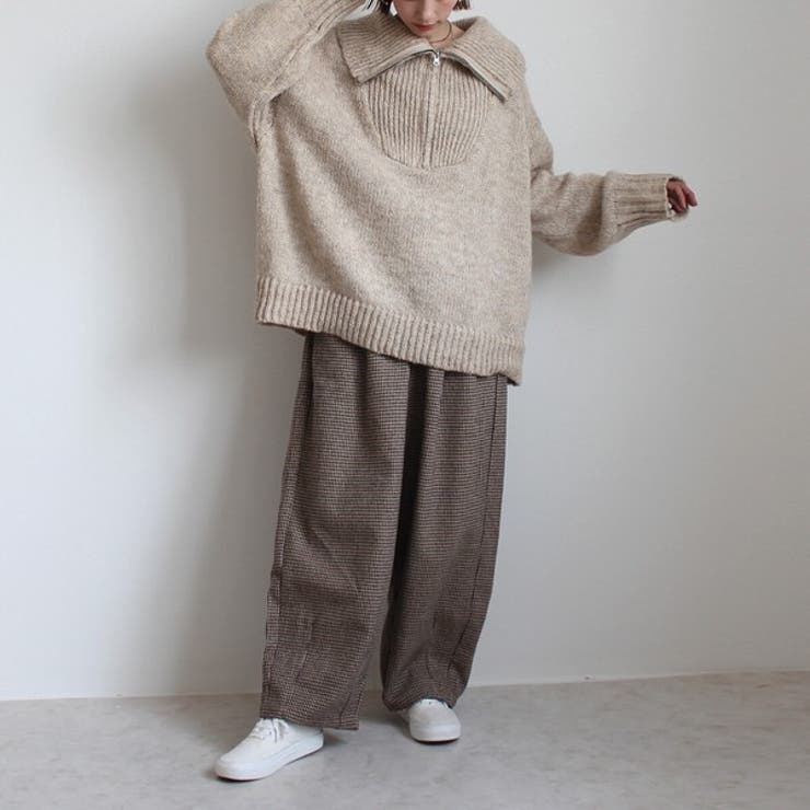 ライトメルトン サーカスパンツ メルトン パンツ チェック ボトムス  | SELECT LEVERY  | 詳細画像30 