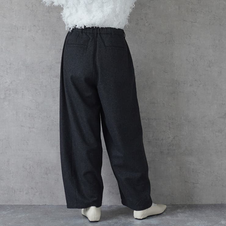 ライトメルトン サーカスパンツ メルトン パンツ チェック ボトムス  | SELECT LEVERY  | 詳細画像24 