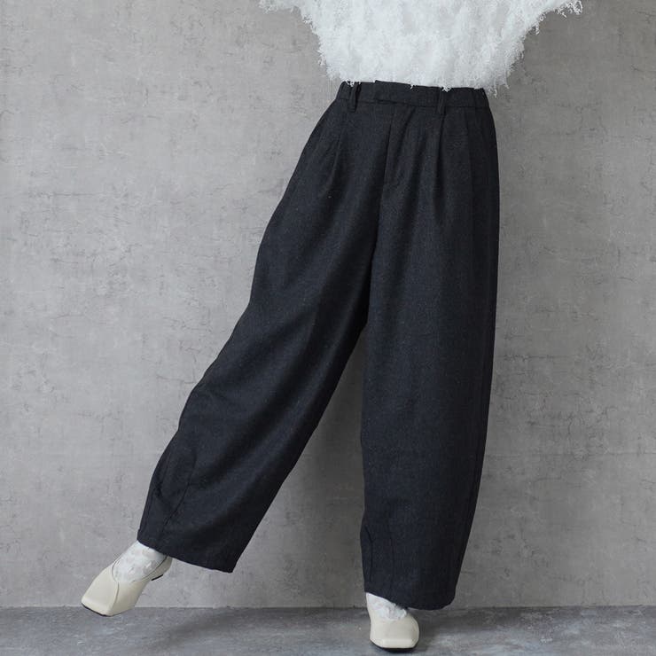 ライトメルトン サーカスパンツ メルトン パンツ チェック ボトムス  | SELECT LEVERY  | 詳細画像22 