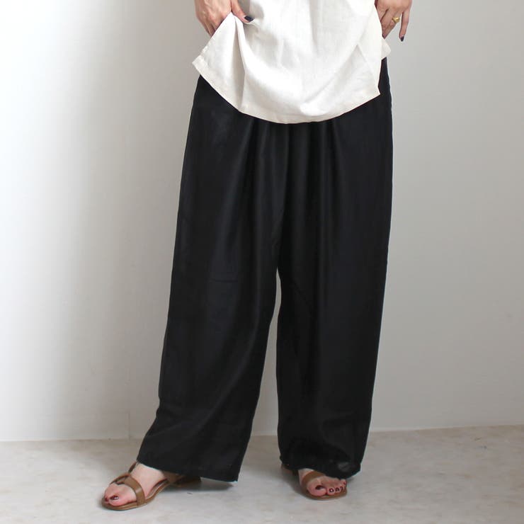 シアー ワイドパンツ ボトムス パンツ 春夏 | SELECT LEVERY  | 詳細画像26