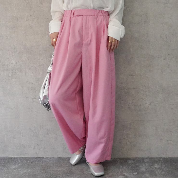 綺麗め サーカスパンツ ワイドパンツ ボトムス パンツ 春夏[品番