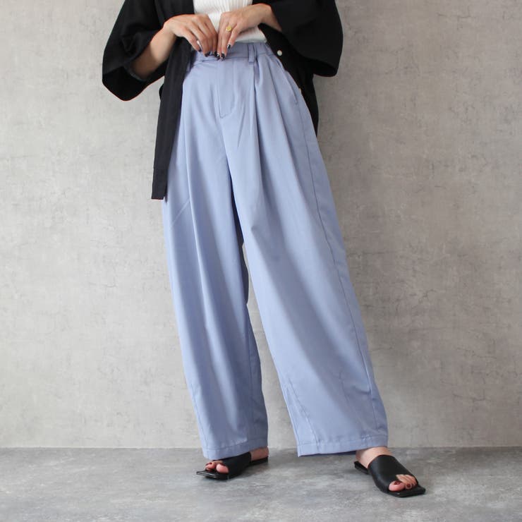 綺麗め サーカスパンツ ワイドパンツ ボトムス パンツ 春夏[品番