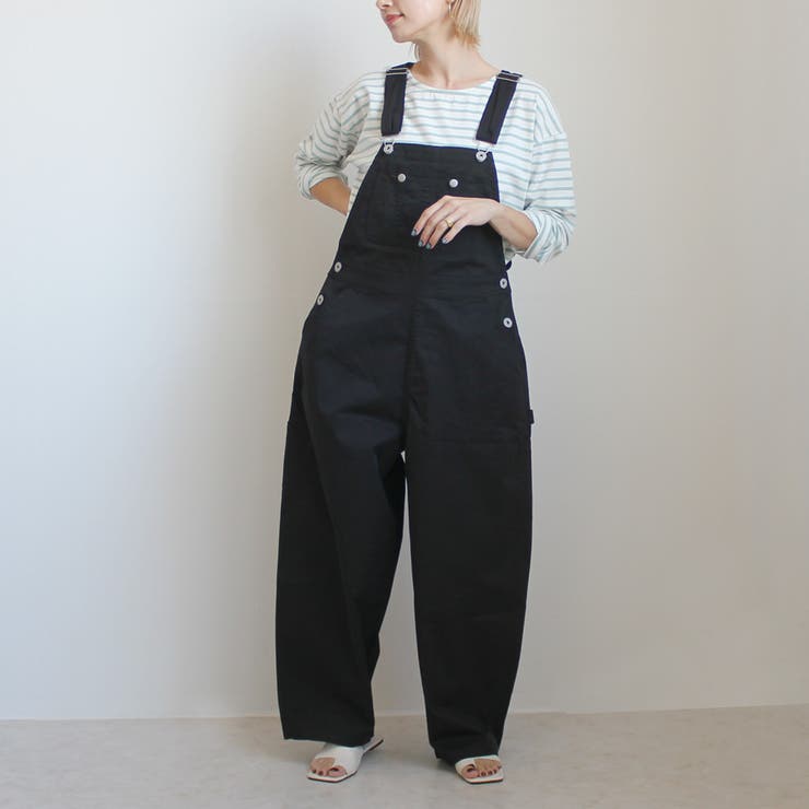 ブラック | サーカス サロペット サーカスパンツ オーバーオール オールシーズン | SELECT LEVERY 