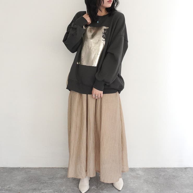 シア サッカー ロングスカート ボトムス スカート 春夏 | SELECT LEVERY  | 詳細画像21 