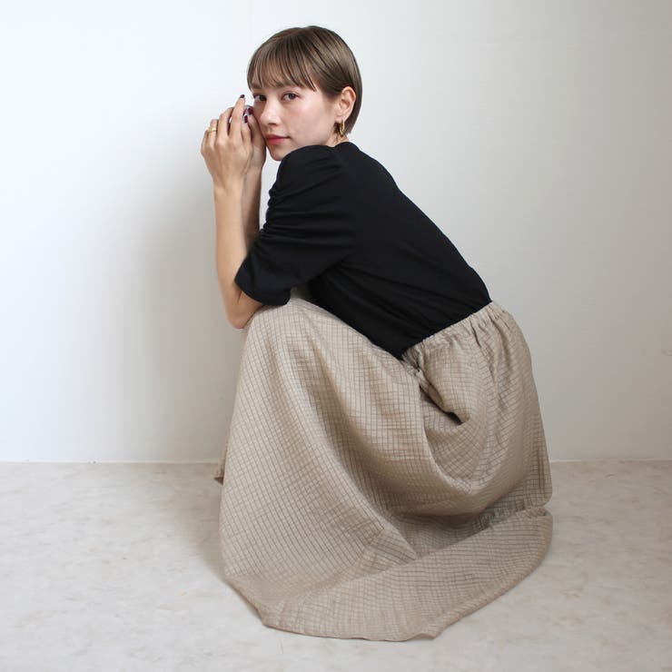 シア サッカー ロングスカート ボトムス スカート 春夏 | SELECT LEVERY  | 詳細画像17 