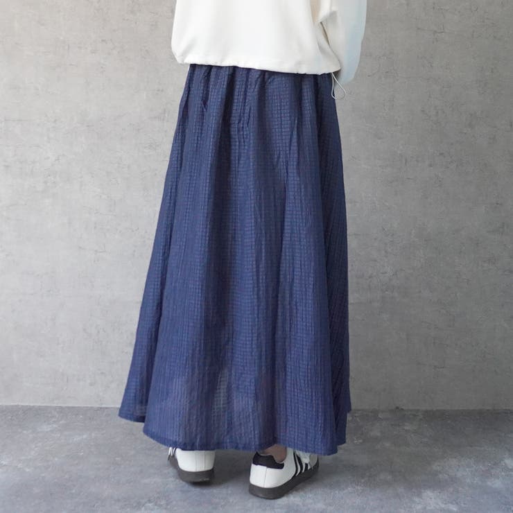 シア サッカー ロングスカート ボトムス スカート 春夏 | SELECT LEVERY  | 詳細画像42 