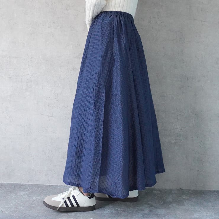 シア サッカー ロングスカート ボトムス スカート 春夏 | SELECT LEVERY  | 詳細画像41 