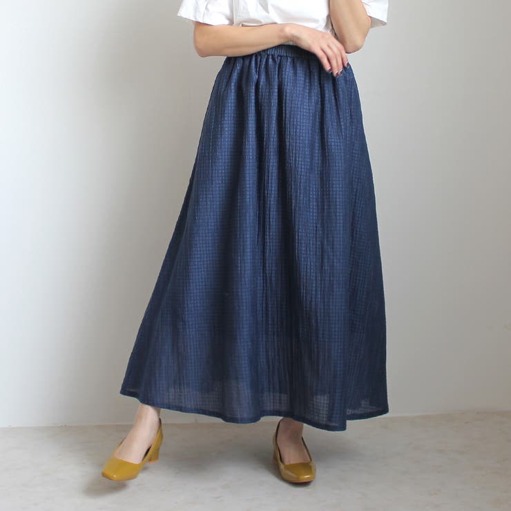 シア サッカー ロングスカート ボトムス スカート 春夏 | SELECT LEVERY  | 詳細画像37 