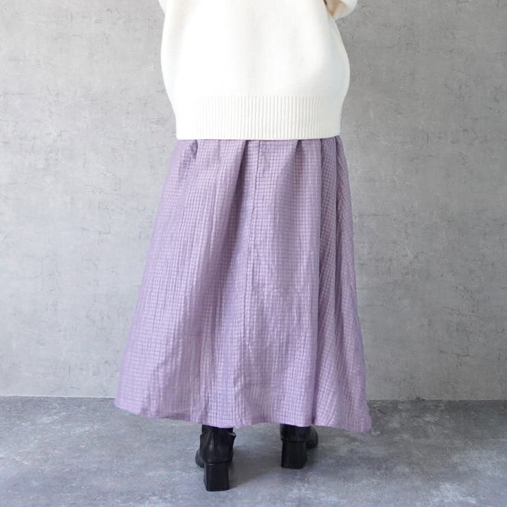 シア サッカー ロングスカート ボトムス スカート 春夏 | SELECT LEVERY  | 詳細画像32 