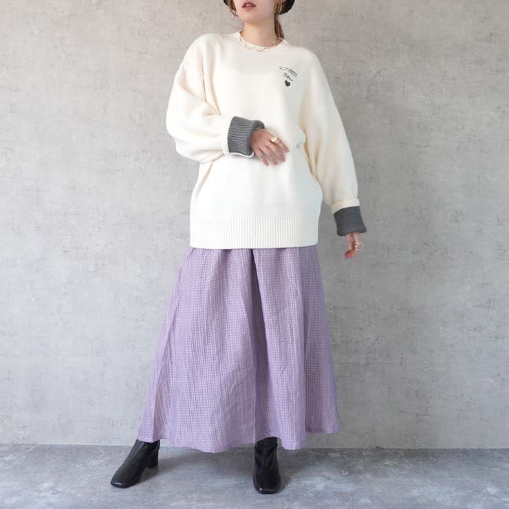 シア サッカー ロングスカート ボトムス スカート 春夏 | SELECT LEVERY  | 詳細画像33 