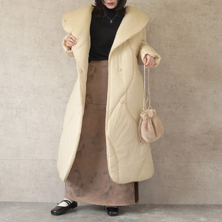 ウェーブステッチパデットコート アウター 長袖 防寒 秋冬 | SELECT LEVERY  | 詳細画像2 