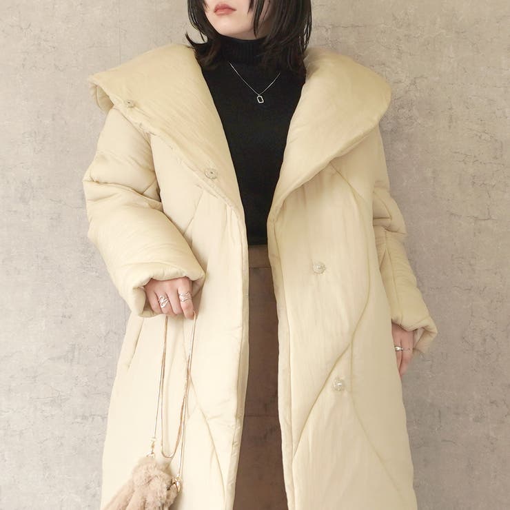 ウェーブステッチパデットコート アウター 長袖 防寒 秋冬 | SELECT LEVERY  | 詳細画像5 