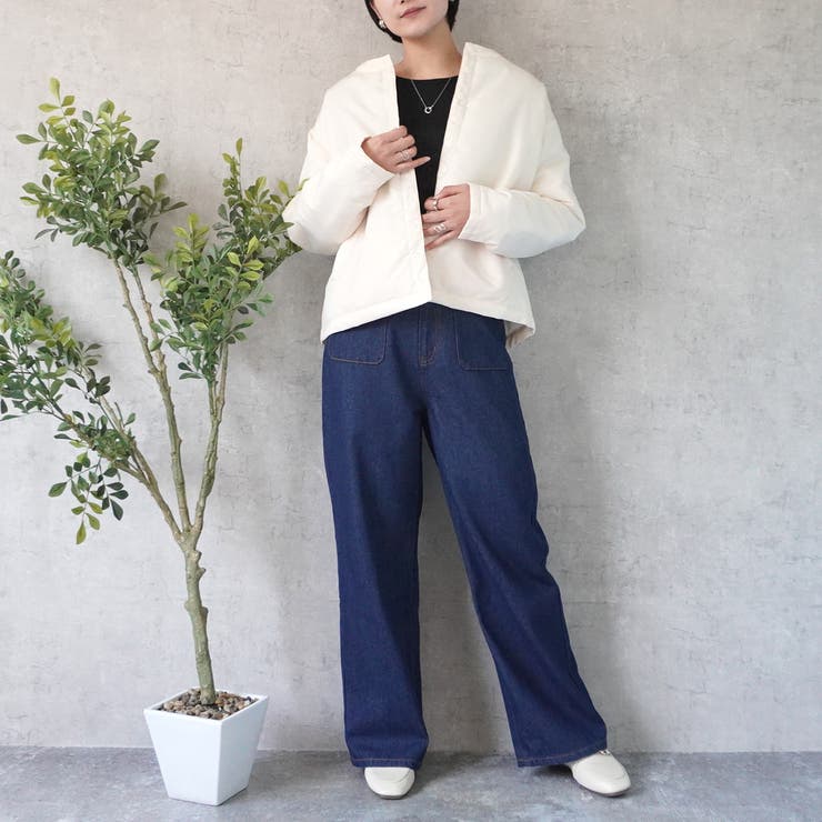 パテッドジャケットブルゾン 中綿入り アウター 長袖 防寒 秋冬 | SELECT LEVERY  | 詳細画像16 