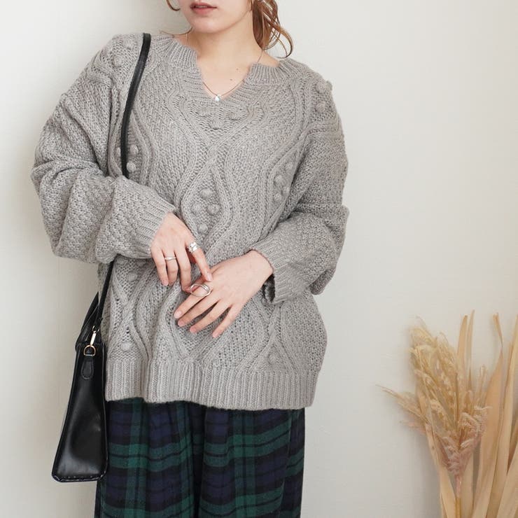 ポップコーンケーブルニット – SELECT LEVERY