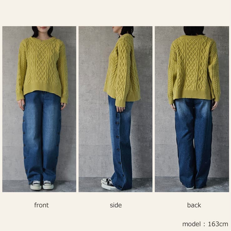 新到着 NEWYORK FOXEY サイドボタンワイドパンツ Promenade 臭 パンツ