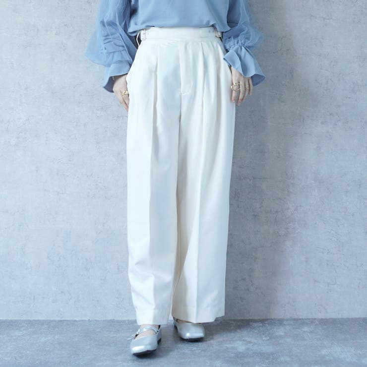 TRグルカスラックスパンツ ワイドパンツ ボトムス ロングシーズン 春夏 秋 | SELECT LEVERY  | 詳細画像2 