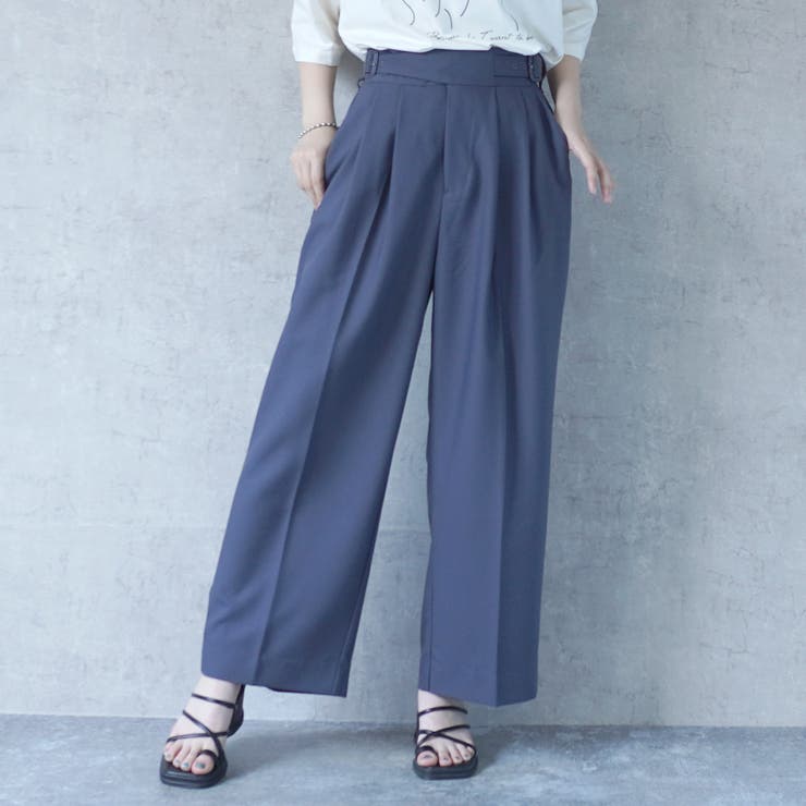TRグルカスラックスパンツ ワイドパンツ ボトムス ロング