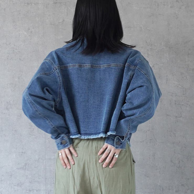 Mサイズ 一点物 古着リメイクデニムジャケット Gジャン 006