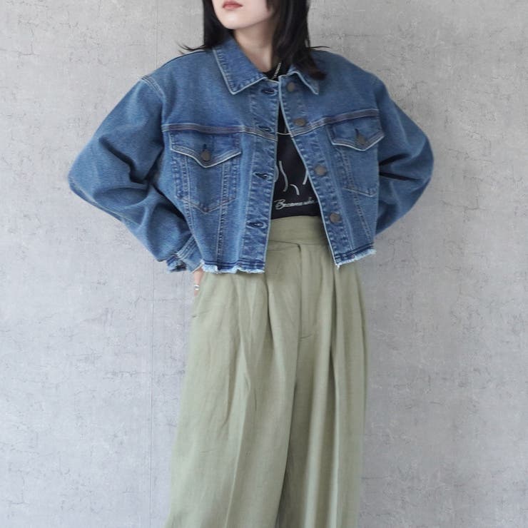 サードリメイクデニムジャケット Gジャン ロングシーズン[品番：STSW0001282]｜SELECT LEVERY  （セレクトリベリー）のレディースファッション通販｜SHOPLIST（ショップリスト）