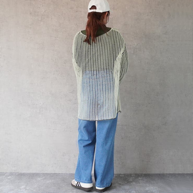 透かし編み メッシュ リンキング | SELECT LEVERY  | 詳細画像10 