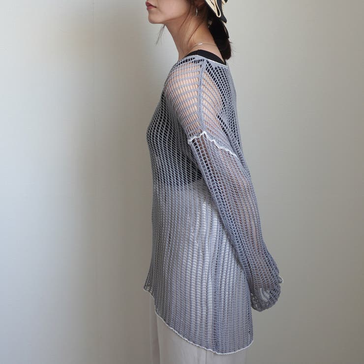 透かし編み メッシュ リンキング | SELECT LEVERY  | 詳細画像16 