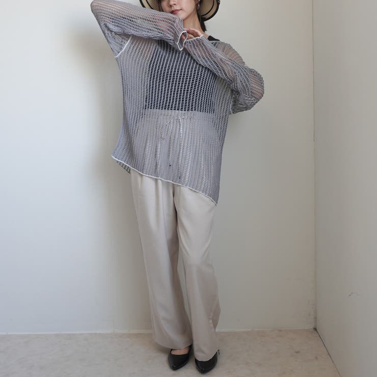 透かし編み メッシュ リンキング | SELECT LEVERY  | 詳細画像18 