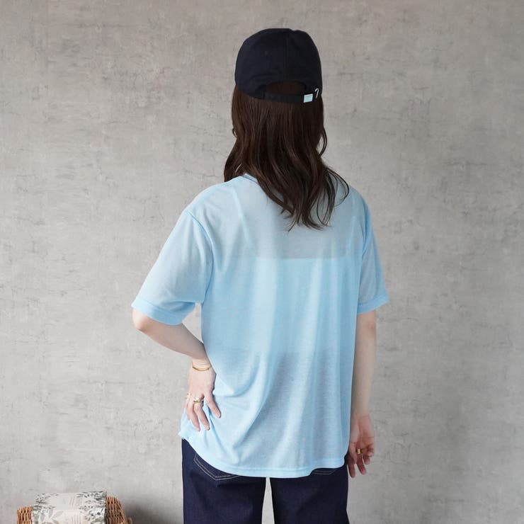 シアーロゴTシャツ シアーニット プルオーバー | SELECT LEVERY  | 詳細画像11 