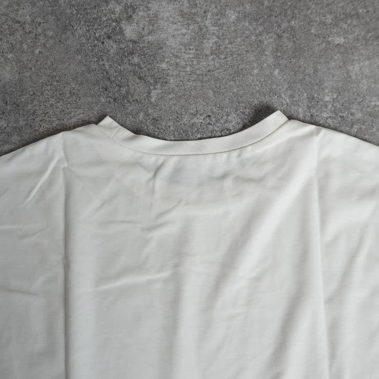 シルクタッチ接触冷感異素材ペプラムバルーンTシャツ ノースリーブTシャツ | SELECT LEVERY  | 詳細画像18 
