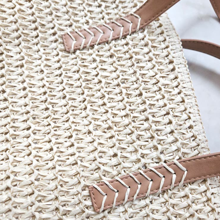 ファスナー付きバッグ カゴトートバッグ ハンドバッグ 肩掛け | SELECT LEVERY  | 詳細画像15 