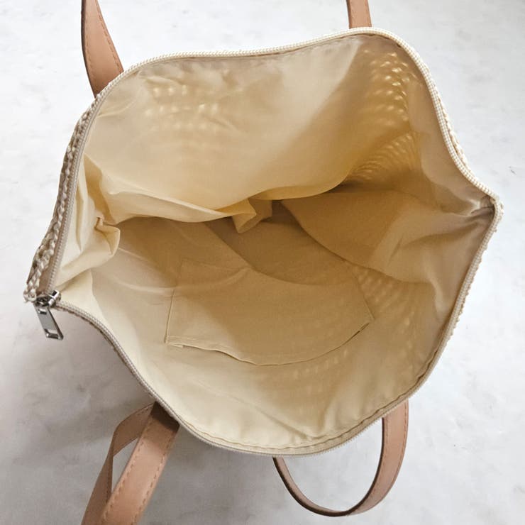 ファスナー付きバッグ カゴトートバッグ ハンドバッグ 肩掛け | SELECT LEVERY  | 詳細画像18 