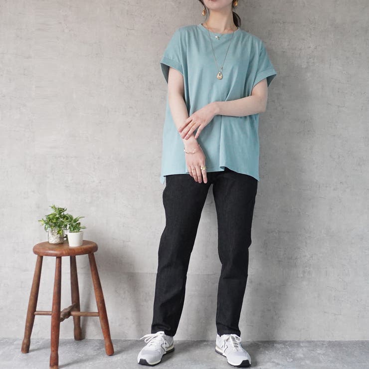 接触冷感フレンチスリーブTシャツ トップス 半袖  | SELECT LEVERY  | 詳細画像7 