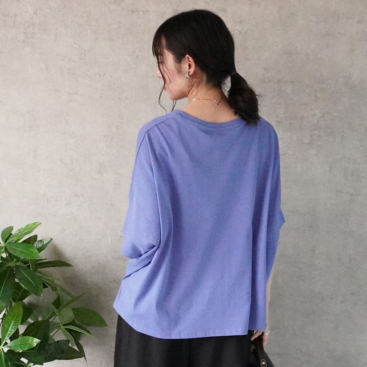 ドルマンTシャツ 半袖 カットソー 天竺 トップス  | SELECT LEVERY  | 詳細画像6 