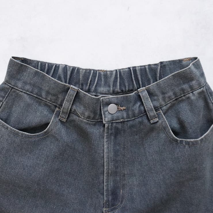 美脚スーパーワイドデニムパンツ ハイウエスト ルーズワイドパンツ | SELECT LEVERY  | 詳細画像24 