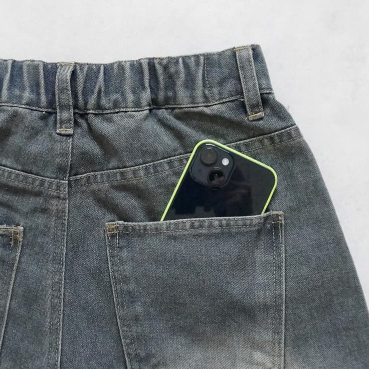 美脚スーパーワイドデニムパンツ ハイウエスト ルーズワイドパンツ | SELECT LEVERY  | 詳細画像29 