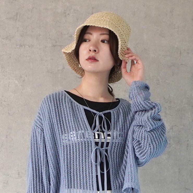 やわらか麦わら帽子 バケットハット バケハ 日焼け対策 服飾雑貨 | SELECT LEVERY  | 詳細画像5 
