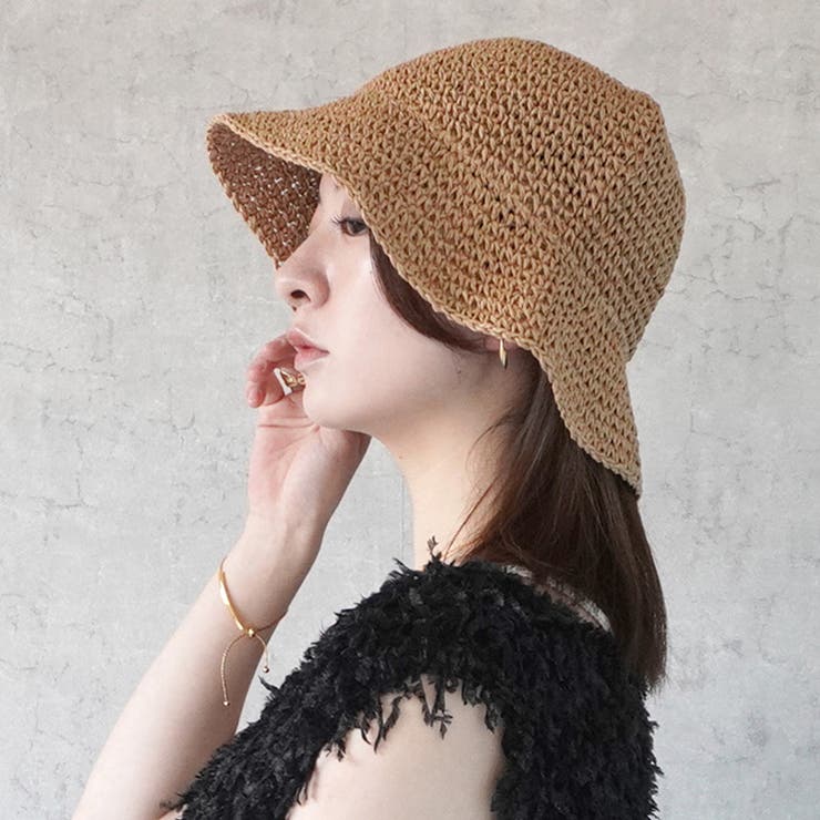 やわらか麦わら帽子 バケットハット バケハ 日焼け対策 服飾雑貨 | SELECT LEVERY  | 詳細画像8 