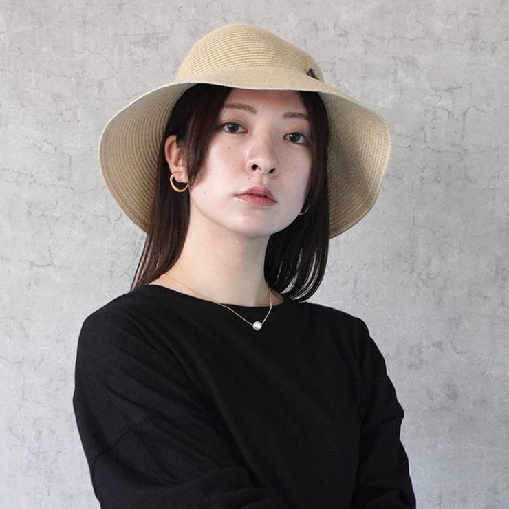 ベルト付き麦わら帽子 折り畳み可能 ハット 日焼け対策 | SELECT LEVERY  | 詳細画像3 