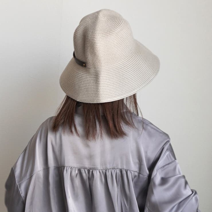 ベルト付き麦わら帽子 折り畳み可能 ハット 日焼け対策 | SELECT LEVERY  | 詳細画像15 