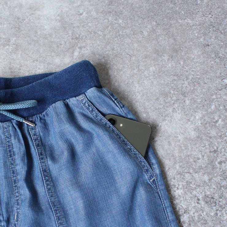 ウエストリブベイカーワイドパンツ なめらか 再生繊維セルロース エコ | SELECT LEVERY  | 詳細画像25 