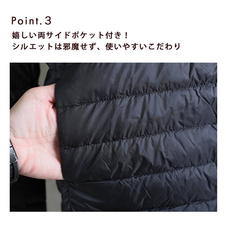 インナーダウン ライトダウン  2way[品番：CLVW0000790]｜CLOVERDEPOT（クローバーデポ）のレディースファッション通販｜SHOPLIST（ショップリスト）